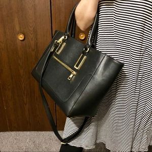 Target Mossimo Supply Co. Black crossbody tote bag